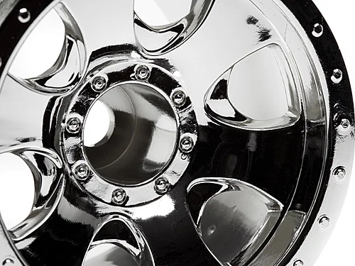HPI Warlock 2.2 Wheels (2) - Chrome &mdash; image 3 of 4