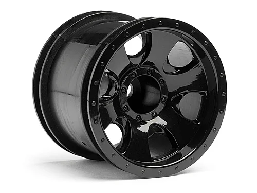 HPI Warlock 2.2 Wheels (2) - Black &mdash; image 2 of 4