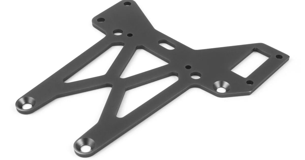 HPI Rear Upper Plate (Black) — image 2 of 2