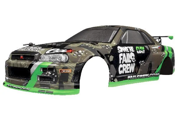 HPI Fail Crew Nissan Skyline R34 GT-R Body (150mm)