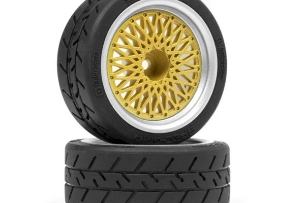 BBS RS Wheels Silver/Gold 26mm (6mm Offset) — image 3 of 3