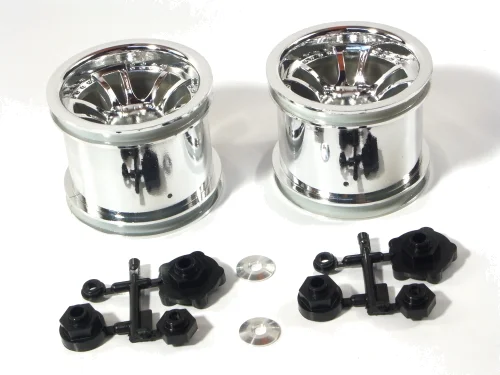 Split 5 Truck Wheel Chrome - Fits HPI Nitro MT - pair — image 5 of 5
