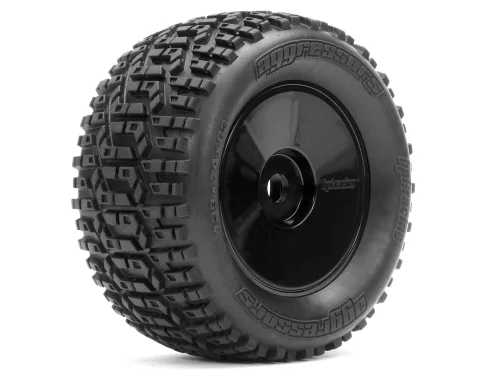 Dish Wheel Black 88X56mm/2Pcs 17mm Hex Savage / Hellfire - 2 Pcs &mdash; image 5 of 6