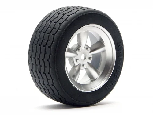 Vintage 5 Spoke Wheel 26mm Matt Chr for 26mm Vint. Tyres &mdash; image 5 of 6