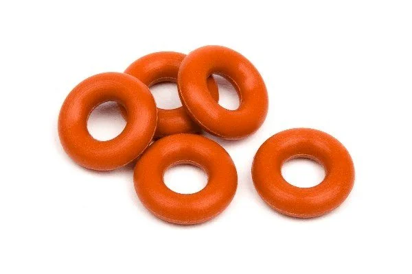 Silicon O-Ring P-3 (Red) (5Pcs) — image 2 of 2
