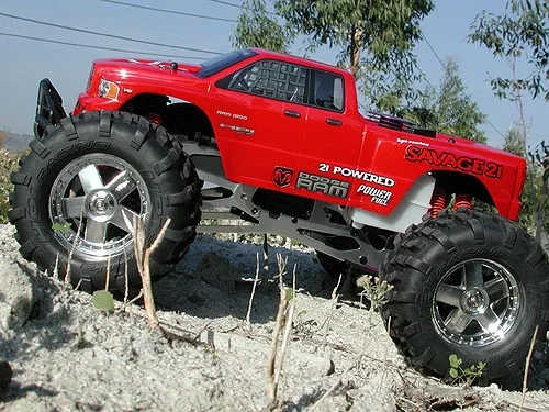 2002 Dodge Ram Truck Bodyshell Fits Savage/T-MAXX - Clear — image 4 of 5