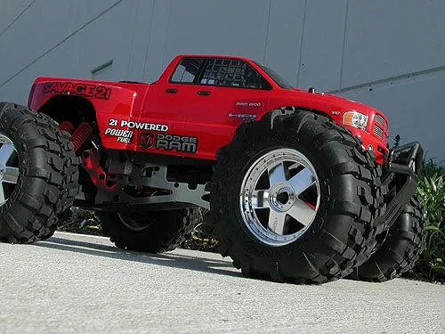 2002 Dodge Ram Truck Bodyshell Fits Savage/T-MAXX - Clear — image 2 of 5