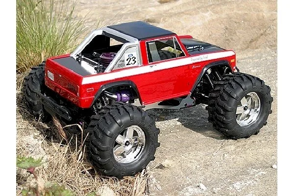 Ford 1973 Bronco Bodyshell Fits Savage/T-MAXX - Clear