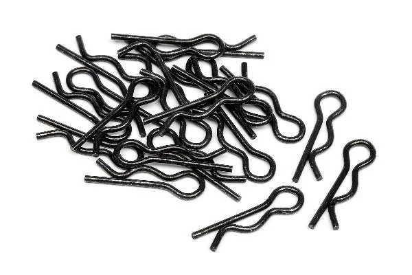 Body Clip (6mm/Black/20Pcs) &mdash; image 3 of 3