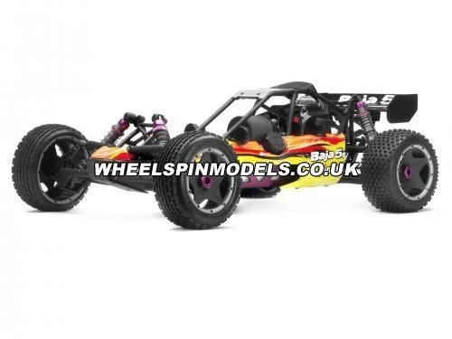 HPI Baja 5B - Clear Unpainted Lower Body Set - (2Pcs) — image 2 of 3