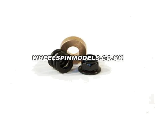 Spring 4.9x8 x7mm & Washer (4.3x10x1.0mm Hex Hole/Black) — image 2 of 3