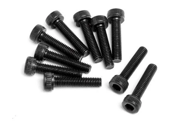 Cap Head Screw M3x16mm (10Pcs) 2.5mm Hex Socket &mdash; image 2 of 2