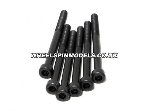 Cap Head Screw M3x42 Black (6pcs) Hex Socket — image 1 of 2