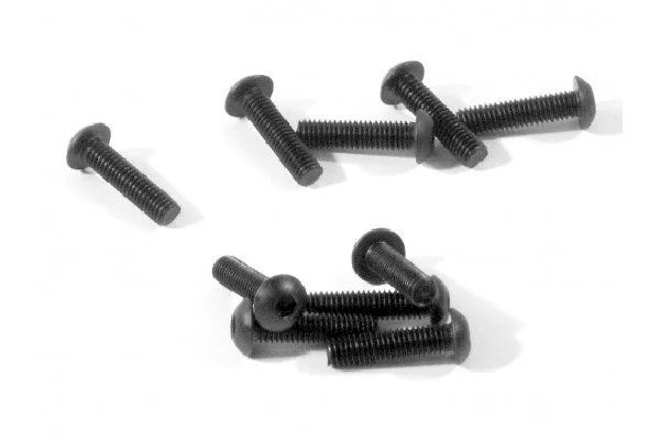 Button Head Screw M3x12mm (2mm Hex Socket/6Pcs) — image 2 of 2