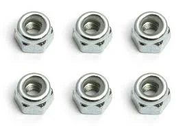 HPI M3 NyLock Nuts - Pack of 6
