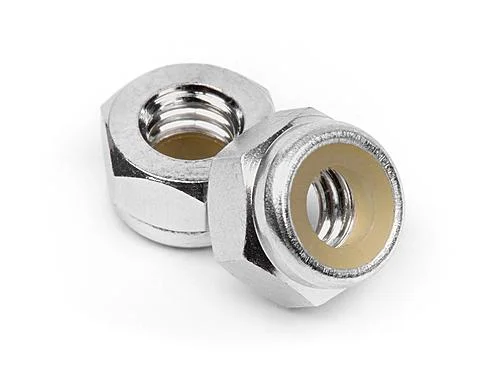 Aluminium Lock Nut M4 (Silver/10Pcs) — image 2 of 2