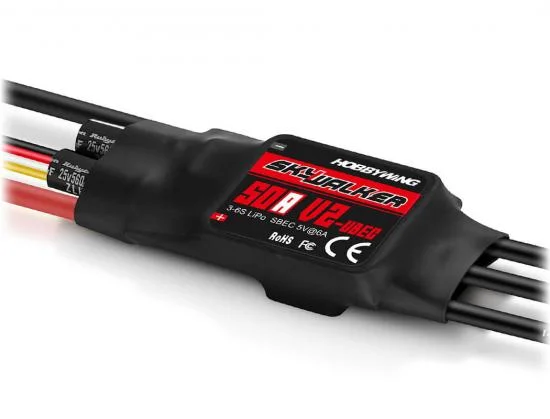 Hobbywing Skywalker 50A 6S V2 Speed Control — image 2 of 3