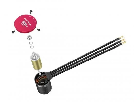 Hobbywing Quicrun 3652SL 4000Kv G2 Motor Black — image 2 of 5