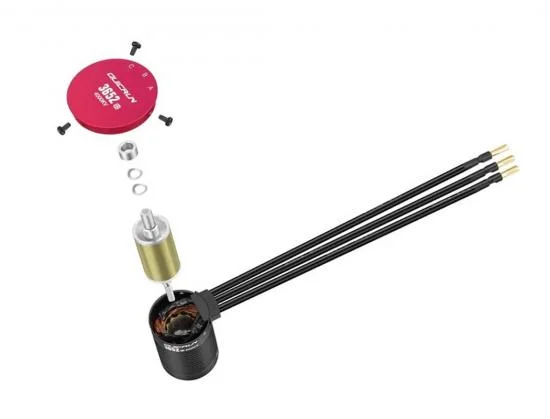 Hobbywing Quicrun 3660SL 3150Kv G2 Motor Black &mdash; image 2 of 4