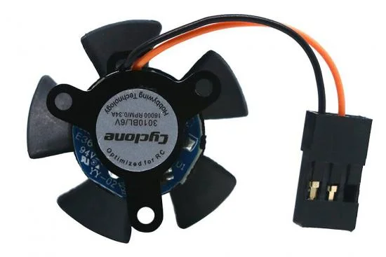 Hobbywing Fan MP3010BL 6V 1600 0 RPM 0.34A Black B (Max8 G2) &mdash; image 2 of 5