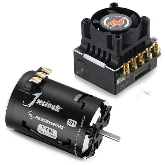 Hobbywing Combo XR10 Justock ESC + Xerun Justock G2.1 10.5T — image 1 of 9
