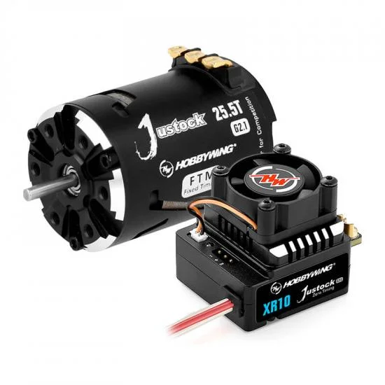 Hobbywing XR10 Justock G3S ESC Combo With G2.1 25.5T Motor — image 1 of 4