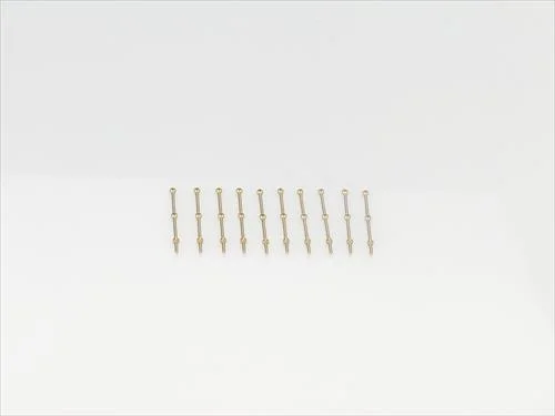 2 Hole Stanchion - Brass 20mm (10) — image 1 of 6
