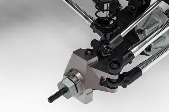 GMade Ga44 Aluminium Steering Knuckle (Titanium Gray) — image 1 of 2