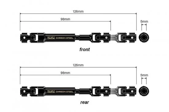 GMade - Junfac Scale GMade Gs01 Univ Shaft Hardened Steel — image 4 of 4