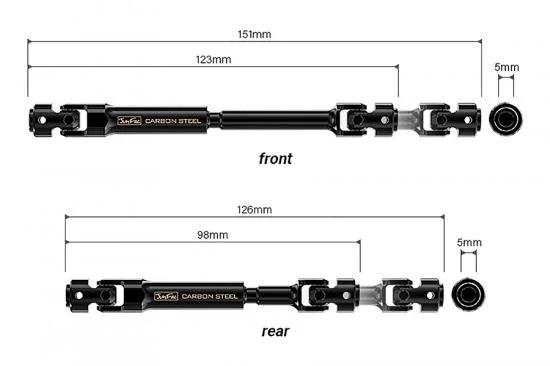 GMade - Junfac Scale GMade R1 Univ Shaft Hardened Steel — image 4 of 4