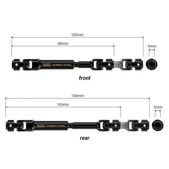 GMade Junfac Scale Axial Capra 1.9 Univ Shaft Hardened Steel — image 5 of 5