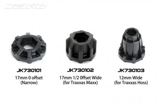 Jetko Extreme Super Sonic MAXX Belted Tyres on 3.8 Black 17mm/12mm Hex Wheels (2) — image 2 of 4