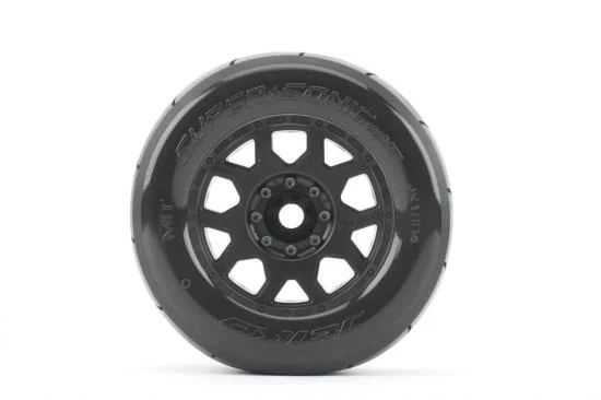 Jetko Extreme Slick Super Sonic MT Belted Tyres on 3.8 Black 17mm Hex Wheels (2) — image 2 of 3