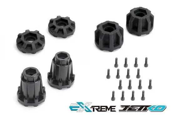 Jetko Extreme Slick Super Sonic MT Belted Tyres on 3.8 Black 17mm Hex Wheels (2) — image 3 of 3