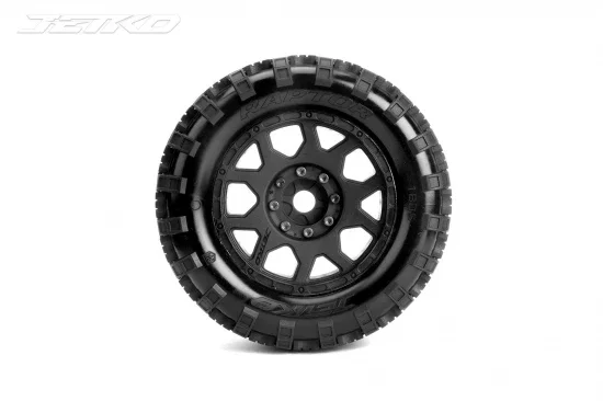 Jetko EX Tyre MT Raptor Belted 3.8 on 12/14/17mm Hex Wheels (2) — image 2 of 3