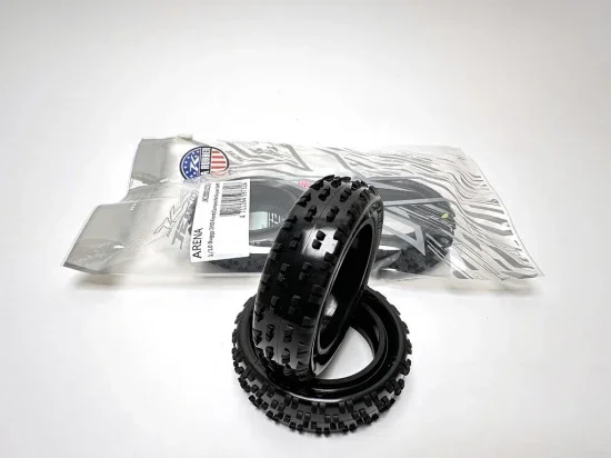 Jetko Arena 1:10 2WD Buggy Front Medium EOS Tyres (2) &mdash; image 2 of 2