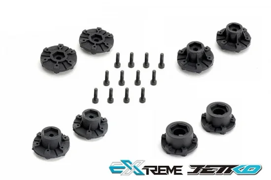 Jetko MT Extreme Super Sonic Tyres on Black 12/14/17mm Hex 2.8 Rims (2) &mdash; image 3 of 3