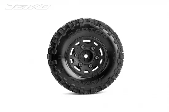 Jetko EX Belted Tyre Raptor SC on 12/14/17mm Hex Wheels (2) &mdash; image 2 of 2