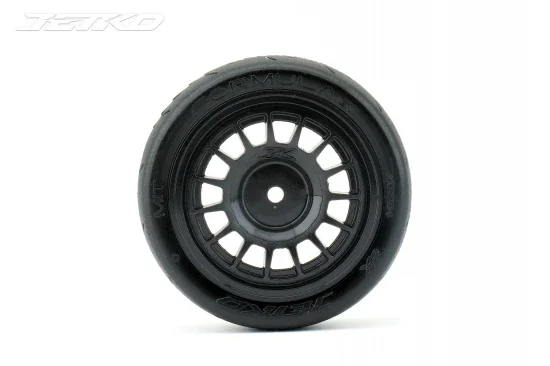 Jetko EX Formula 1:10 Slicks Tyre Black Wheel 12mm Hex (4) &mdash; image 2 of 4