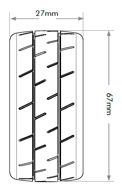 Jetko EX Formula 1:10 Slicks Tyre Black Wheel 12mm Hex (4) &mdash; image 3 of 4