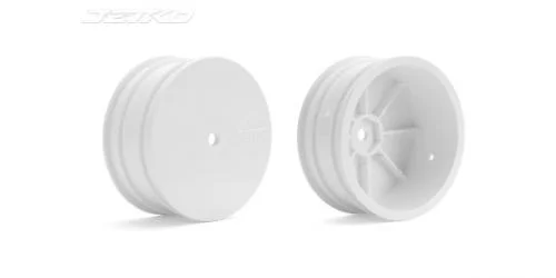 Jetko 1:10 Buggy Wheels - White - 4WD Front (8) &mdash; image 2 of 4