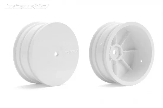 Jetko 1:10 Buggy Wheels - White - 4WD Front (8) &mdash; image 4 of 4