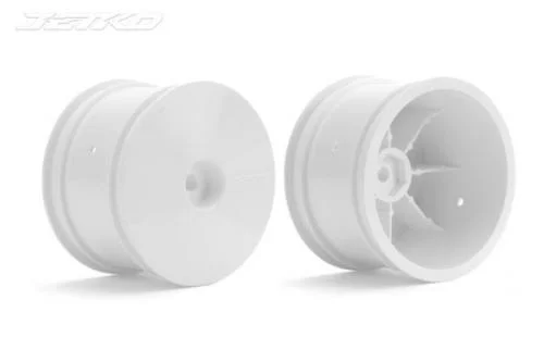 Jetko 1:10 Buggy Wheels - White - 4WD Front (8) &mdash; image 2 of 3