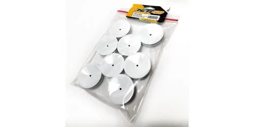 Jetko 1:10 Buggy Wheels - White - 2WD Slim Front (8) — image 1 of 4