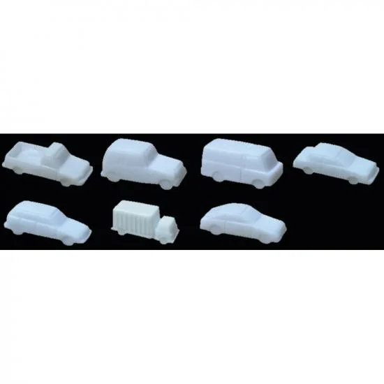 JTT 97010 Mixed Styles, White, 1:8=1 -0 1:100, (7 per pack) — image 3 of 3