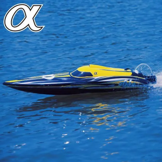 Joysway Alpha Brushless Race Boat - ARTR - Yellow — image 3 of 6