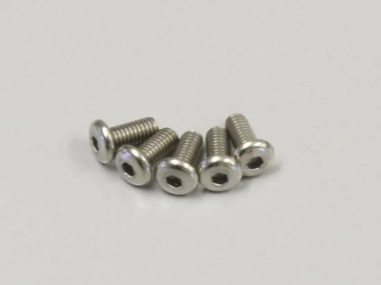 Kyosho Hex Button Screws 2.6X6mm (5) Titanium — image 2 of 8