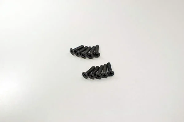 Kyosho Flat Head 3X12mm Metallic Screws (10) — image 3 of 3