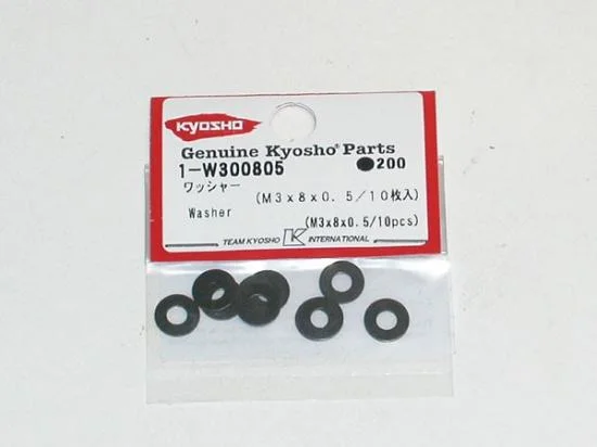 Kyosho Washers 3X8X0.5mm (10) — image 2 of 2