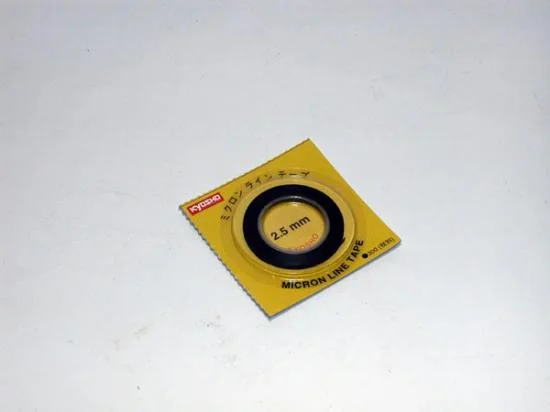 Kyosho Micron Tape - (Black) 2.5mm X 5M — image 2 of 3